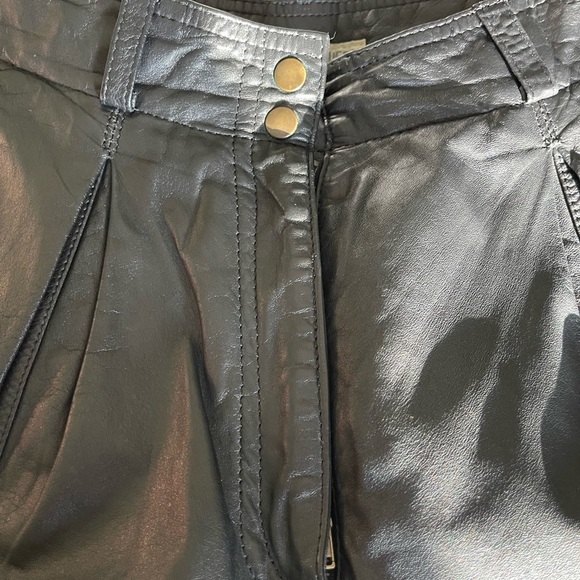 Vintage Together leather Pants Size 4 High Rise - Picture 7 of 12